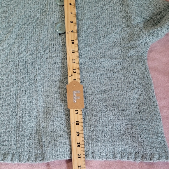 Evan Picone Light Blue Teddy Jacket - Picture 6 of 6